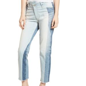 AG Jeans Isabelle Straight Crossover Jeans 24